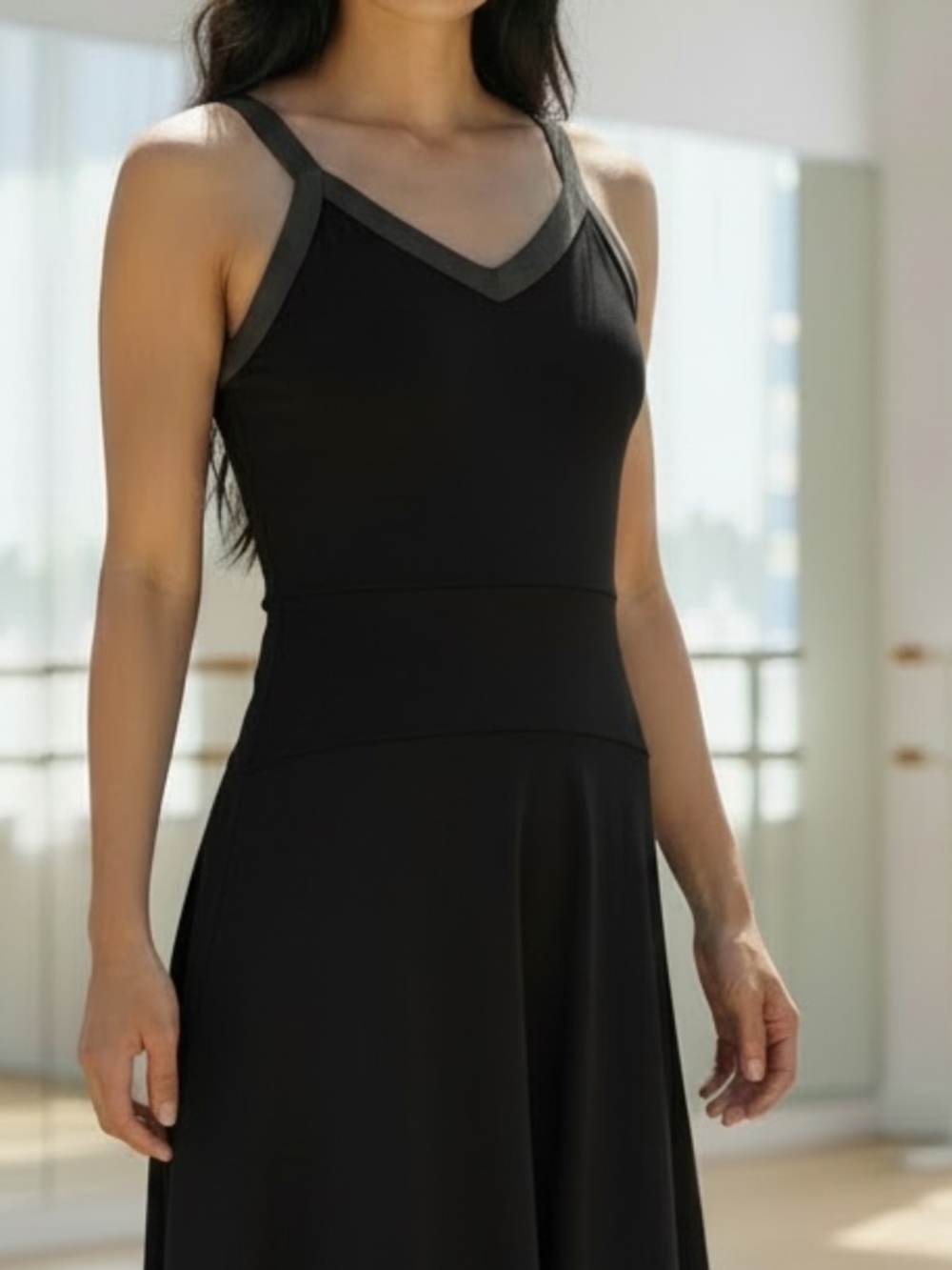 Luxury Charcoal Hubbard Street Dance Chicago Dress ✨